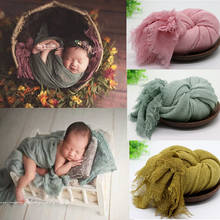 Newborn Photography Props Blanket  Newborn Photo Shoot Photo Backdrop Blanket Wrap Swaddling 2024 - buy cheap