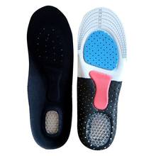 1 пара мягкие силиконовые гелевые сотовые массажные стельки унисекс, спортивные вставки для обуви для бега, стельки, поддержка свода стопы для женщин 2024 - купить недорого
