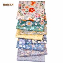 9pcs/Lot Fresh Flowers Series Printed Twill Patchwork Cloth,100%Cotton Fabric,For Baby&Child DIY Sewing&Quilting Tissue Material 2024 - buy cheap