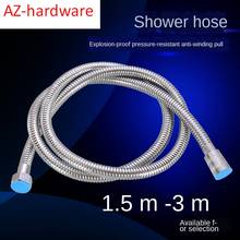 Plumbing Hoses Shower hose stainless steel encrypted explosion-proof shower head water pipe  nozzle connection pipe fittings 2024 - buy cheap