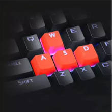 9Pcs Backlight Solid Color PBT Keycaps Replacement Mechanical Keyboard Accessory 2024 - buy cheap