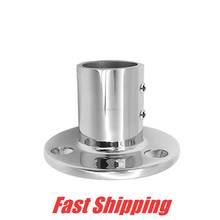 316 Stainless Steel 32mm 90 Degree Pipe Round Stanchion Base for boat Railing Hand Rail Fitting Marine yacht Hardware accessorie 2024 - buy cheap