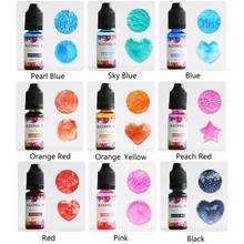 Kit de pigmentos de resina de difusión de tinta con Alcohol, colorante líquido, arte DIY, 24 colores, 10ML, G6DD 2024 - compra barato