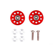 2 pces (1 saco) tamiya 95549 leve 13mm alumínio bola-corrida rolos ringless/vermelho para 1/32 escala tamiya mini 4wd modelo de carro 2024 - compre barato