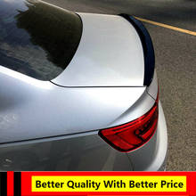 Spoiler traseiro para audi, material abs preto ou sem pintura, spoiler traseiro para audi a4 b9 2017 2018 2024 - compre barato