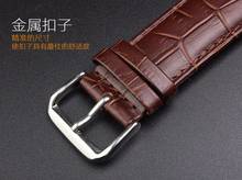 leather strap link bracelet bands for apple watch SE buckle bracelet 38mm 42mm 40mm 44mm 41 45mm series 7 6/5/4/3 2024 - buy cheap