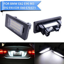 Car LED License Number Plate Light No Error 24 Leds Trunk Lamp for BMW E81 E63 E64 E89 Z4 F20 F21 Car Light Source 2pcs/set 2024 - buy cheap