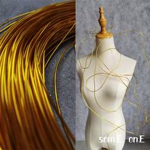 Rigid Aluminium Wire Metal Material Gold DIY hand knit Flower Support Modeling Design Decor Crafts Designer Accessories 2024 - buy cheap