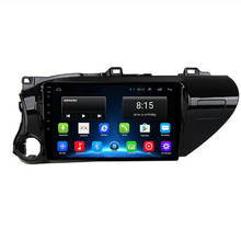 Radio con GPS para coche, reproductor de DVD con Android 10,0, cuatro núcleos, compatible con TOYOTA Hilux 2016, 2017, 2018, 2019 2024 - compra barato