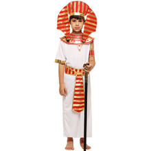Вечерние костюмы на Хэллоуин для мальчиков, древний Египетский Костюм Принца Фараона Клеопатры, Детский костюм для косплея, Cos 2024 - купить недорого