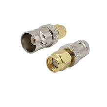 RF Coaxial Coax Adapter BNC Female to RP-SMA Male (Female pin) Straight Audio RF Connector BNC to RP-SMA Adapter 2024 - buy cheap