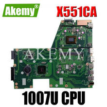 X551CA материнская плата REV2.2 1007U процессор для For For For Asus X551CAP F551CA материнская плата для ноутбука X551CA материнская плата X551CA тест материнской платы 100% ОК 2024 - купить недорого