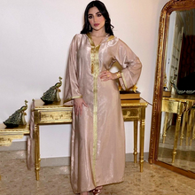 Dubai árabe muçulmano abaya 2021 novo outono inverno flanela vestido para as mulheres marroquino kaftan com capuz robe turco islâmico jalabiya 2024 - compre barato
