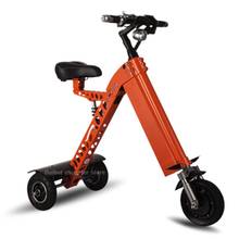 Triciclo elétrico dobrável inteligente, três rodas, scooter elétrica, cinza, laranja, 350w, 48v 2024 - compre barato