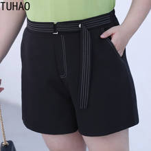 TUHAO Plus Size 7XL 6XL 5XL 4XL Shorts for Mother Mom Office Lady 2020 Casual Loose Shorts Summer Shorts Women Clothing WM35 2024 - buy cheap