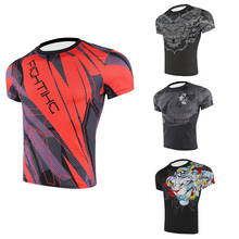 Summer Men Red Quick Dry Sport Running T-shirt Short Sleeve Gym Fitness Shirt Men's Sports Shirts Jogging Training Clothing 2024 - buy cheap