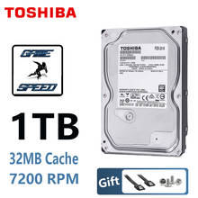 Toshiba-disco rígido interno, 1tb, 1000gb, 7200rpm, 32m, sata3, 3.5 '', para computadores desktop, pc 2024 - compre barato