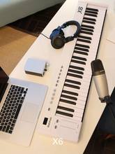 88 key X8 X6 music arranger 49 37 25 counterweight portable 61 key MIDI keyboard 2024 - buy cheap