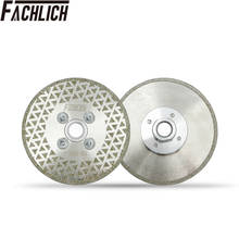 2pcs Electroplated Diamond Saw Blades M14 Flange Single Side Coated Diamond Wheel Grinding Disc Dia 105mm Cutting Disc 2024 - buy cheap
