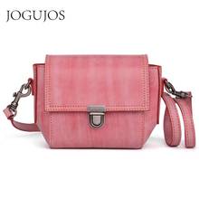 JOGUJOS Genuine Leather Ladies Fashion Handbags Girls Totes Bolsos Mujer Crossbody Bag Women's Shoulder Messenger Bag Handbag 2024 - buy cheap