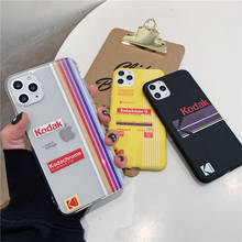 Simple Brand Label Phone Case For iphone 11 Pro Max 6 6s 7 8 plus back Cover For iphone X XR XS Max Cartoon Silicone Soft Cases 2024 - buy cheap