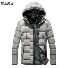 BOLUABO Men Fashion Warm Parkas Coats Winter Male Casual High Quality Parka Jacket Men's Hooded Zipper Parkas Overcoat 2024 - buy cheap