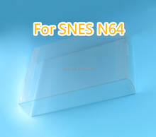 10pcs Clear Game box Protector Case for SNES For N64 games CIB plastic PET transparent Protector case for Nintend game boxes 2024 - buy cheap