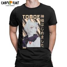 Camiseta estampa kamisama kiss tomoe, camiseta masculina de algodão com gola social, manga curta, em presente 2024 - compre barato