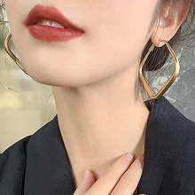 Earrings for Women Square Exaggerated Geometric Earrings Women Fashion Jewelry Accessories 2024 - buy cheap