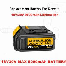 Batería de repuesto para DeWalt, herramienta eléctrica de 18v, 9.0Ah, MAX XR, DCB184, DCB181, DCB182, DCB200, 20V, 5A, 18V, 20v 2024 - compra barato