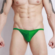 Biquíni sensual masculino, tanga de banho com bojo e cintura baixa, maiô masculino gays 2024 - compre barato