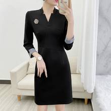 Formal Ol Styles Women Dresses 2021 Spring Summer Slim Hips Dress For Ladies Office Dress Female Vestidos Tops Clothes AA5680 2024 - buy cheap