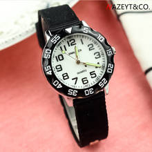 Relógio de quartzo colorido infantil 3d, feminino e masculino com pulseira de nylon 2024 - compre barato