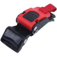 NEW-3x Plastic Motorcycle Helmet Speed Clip Chin Strap Quick Release Pull Buckle New Black+Red 2024 - buy cheap