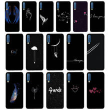 45AA Line Art Face Abstract Pattern gift Soft Silicone Tpu Cover phone Case for Samsung Galaxy A6 Plus 2018 A7 2018 A9 star Lite 2024 - buy cheap