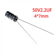 50 Uds., alta calidad, 50V2.2UF, 4x7mm, 2,2 UF, 50V, 4x7 2024 - compra barato