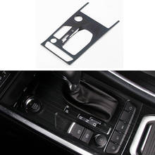 For Chery Tiggo 8 2018 2019 Drawing Black Center Console Gear Shift Panel Stainless Steel Decoration Cover Trim 2024 - buy cheap