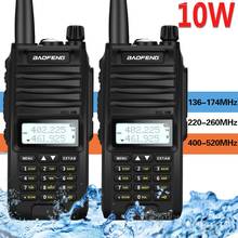 2PCS Baofeng BF-F11 10W 4800Mah IP67 Waterproof Ham Walkie Talkie tri-band Handheld 10KM long rang Powerful Two Way Radio 2024 - buy cheap
