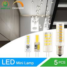 LED G4 Light G9 COB Led Lamp No Flicker Dimmable Ceramic E14 Bulb SMD2835 AC220V DC12V 3W 6W 9W 10W 12W Replace Halogen G4 Lamp 2024 - buy cheap