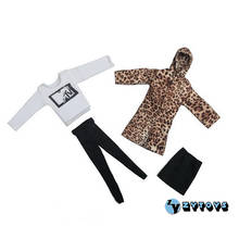 ZYTOYS 1/6 Scale Female Leopard Print women Coat Suit Clothes Suit Clothing For 12" Action Figure Body Female Doll Accessories 2024 - buy cheap