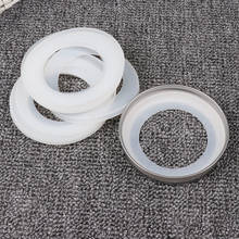 10 Reusable Silicone Airtight O Ring Leak Proof Super Seal Sealing Gasket Standard Mason Jar Plastic Storage Cup Lids Seal Rings 2024 - buy cheap