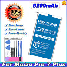 LOSONCOER 5200mAh BA792 Battery For Meizu Pro 7 M792C M792C-L M792M-L M792Q M792Q-L Battery 2024 - compre barato