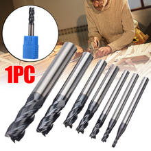 1Pcs Solid Carbide Straight Shank 4 Flute End Mill CNC Milling Cutter Drill Bit 2/3/4/5/6/8mm End Mill Machine Tools 2024 - buy cheap