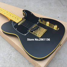 High quality electric guitar,TL style,Basswood body with Maple neck,Black matte paint,Custom electric guitar,free shipping 2024 - buy cheap