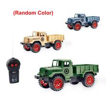 Coche militar a Control remoto para niños, vehículo de juguete con 2 canales, 1:24, regalo de cumpleaños 2024 - compra barato