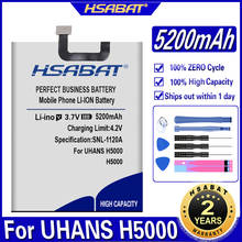 HSABAT H5000 5200mAh Top Capacity Battery for UHANS H5000 Batteries 2024 - buy cheap