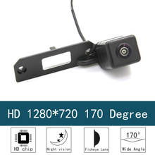 Cámara de visión trasera para coche, lente ojo de pez HD 1280x720, 170 grados, Starlight, visión nocturna, para Seat Leon MK2 2005 ~ 2012 2024 - compra barato