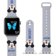 Mickey Bracelet Mouse silicone strap for apple watch band 44mm 40mm 38mm 42 mm band for iwatch 5/4/3/2/1 Replaceable Accessories 2024 - buy cheap