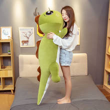 New Huggable Big Long Cute Dinosaur Plush Toy Soft Cartoon Animal Angel Stuffed Doll Sofa Cushion Boyfriend Pillow Kid Girl Gift 2024 - buy cheap