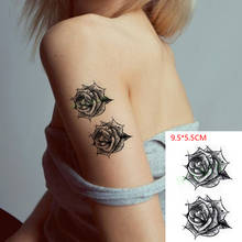 Waterproof Temporary Tattoo Sticker Two roses sexy tender The body art Flash Tattoo Fake Tattoo for Women Men 2024 - buy cheap